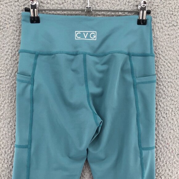 Constantly Varied Gear Leggings XS Sage Green Capri Squats Approved Gym CVG Run - Picture 4 of 11